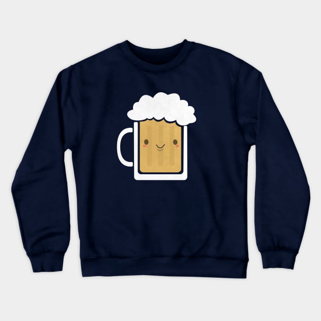 Kawaii Beer Mug T-Shirt Crewneck Sweatshirt by happinessinatee